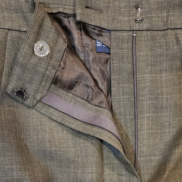 24W Olive Pant Suit Evan Picone - Picture 8 of 9